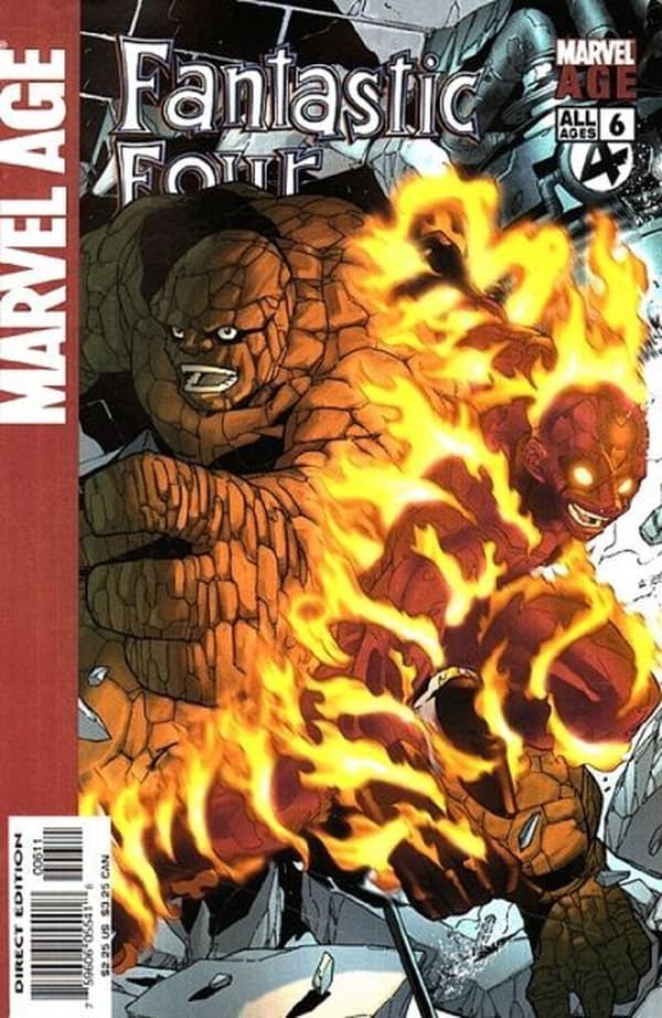 Marvel Age Fantastic Four #6 cover