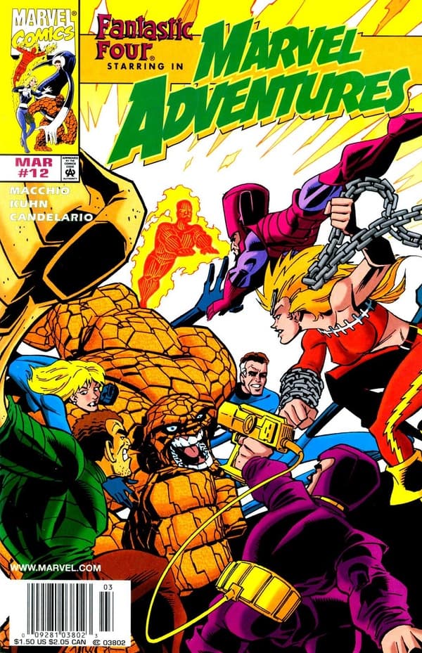 Marvel Adventures #12 cover