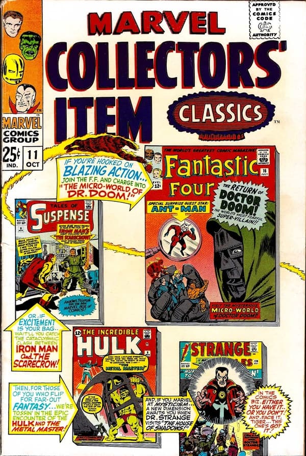 Marvel Collectors' Item Classics #11 cover