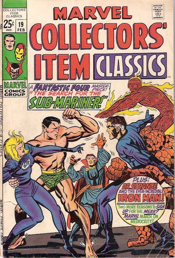 Marvel Collectors' Item Classics #19 cover
