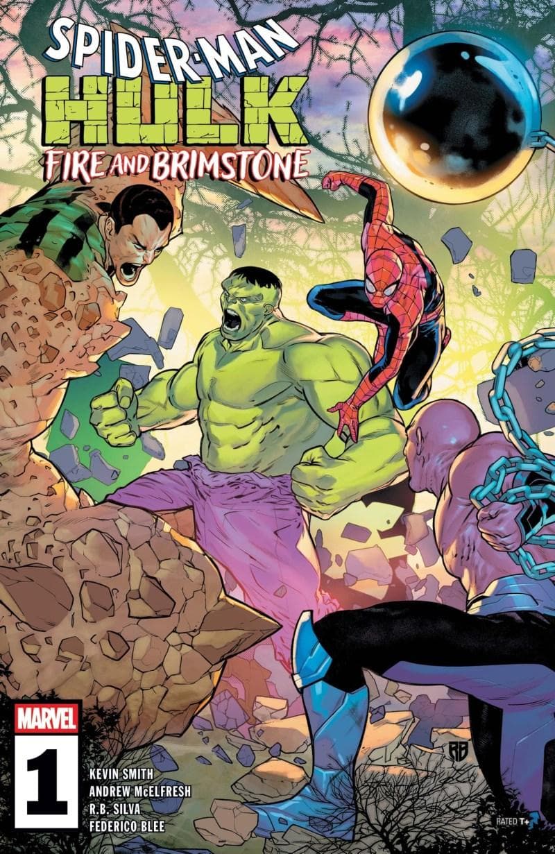Spider-Man / Hulk: Fire and Brimstone cover — © Marvel Comics