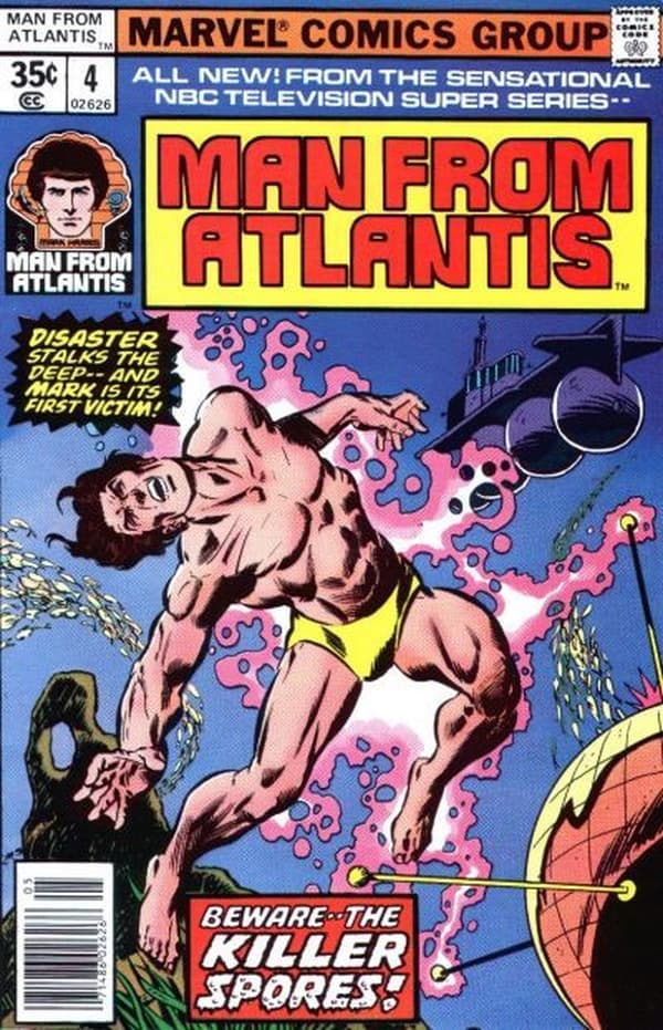 Man from Atlantis #4 cover