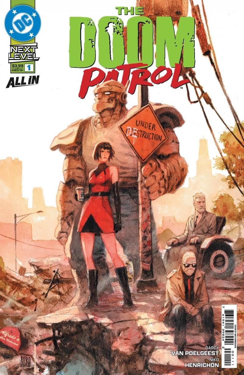 The Doom Patrol cover — © DC Comics