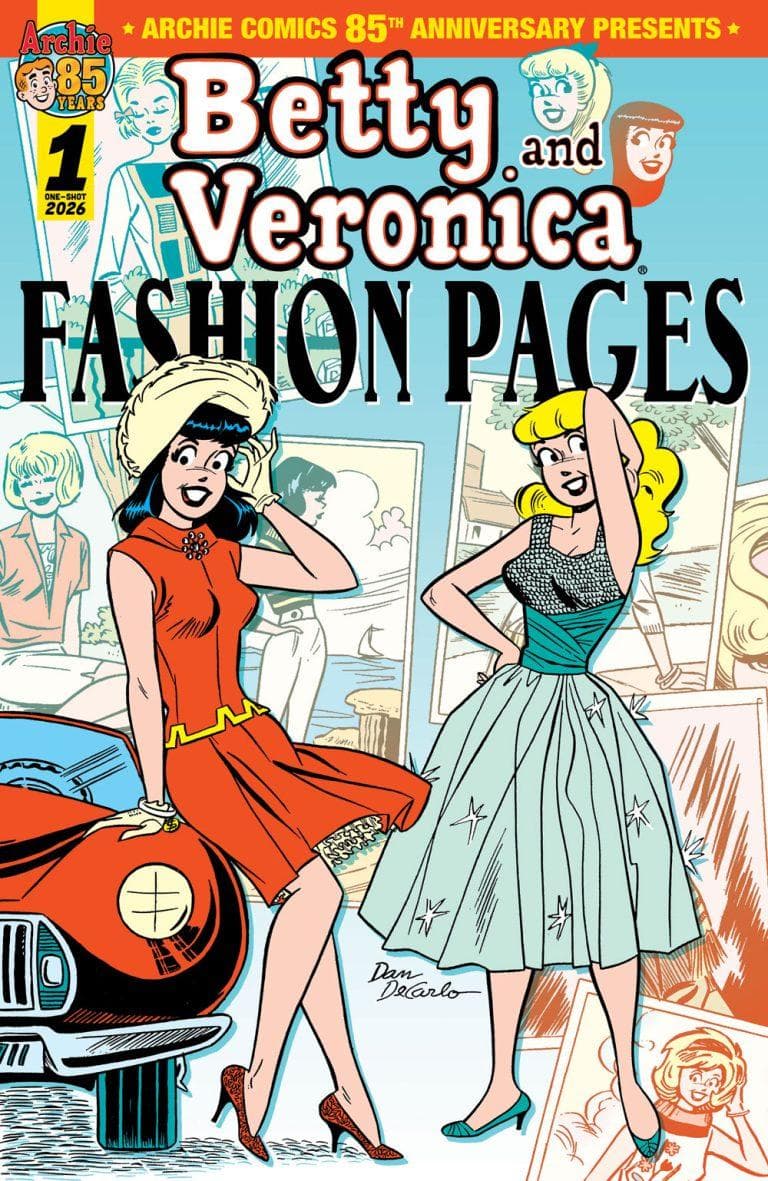 Archie Comics 85th Anniversary Presents: Betty and Veronica Fashion Pages cover — © Archie Comics
