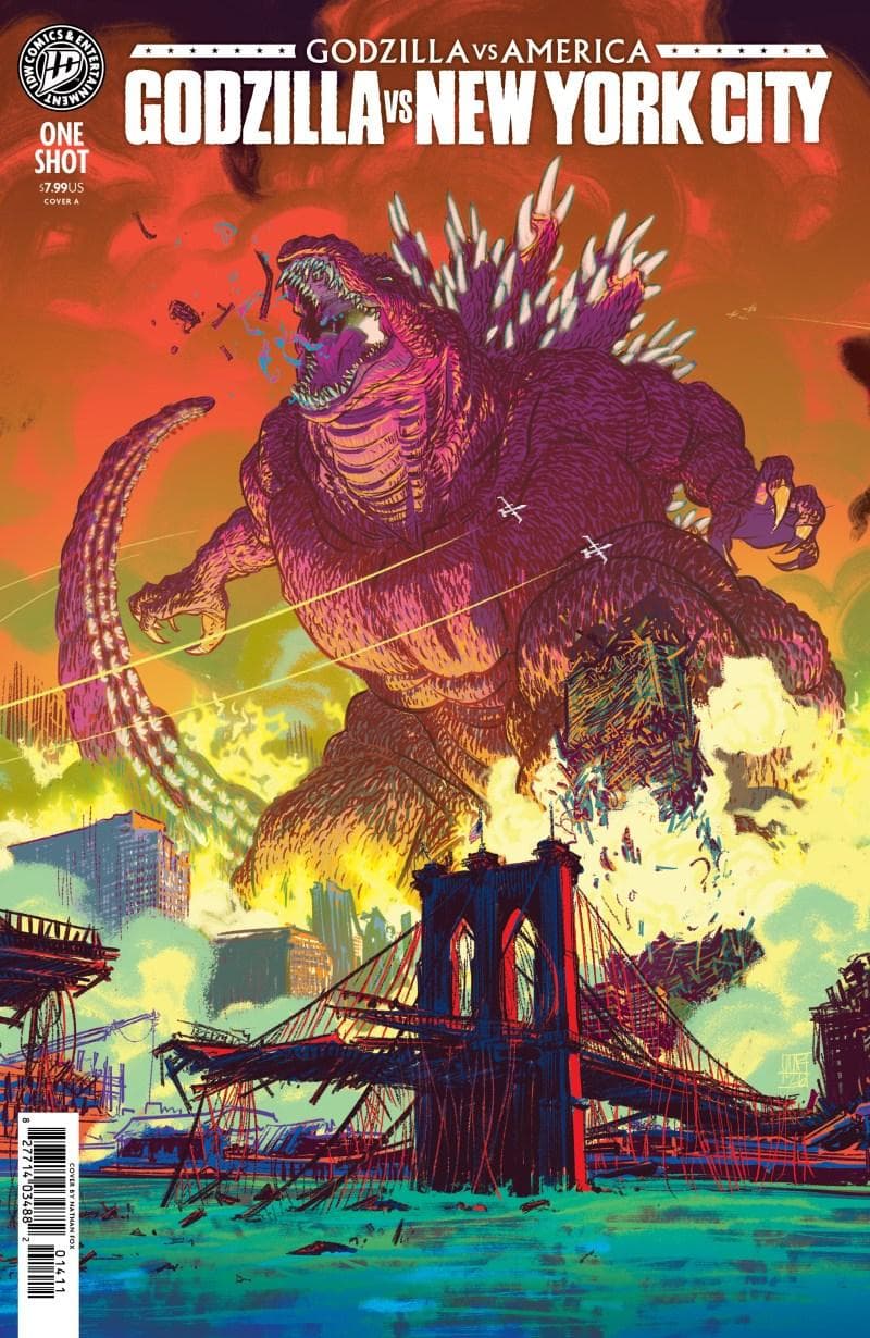 Godzilla vs. America: New York City cover — © IDW Publishing