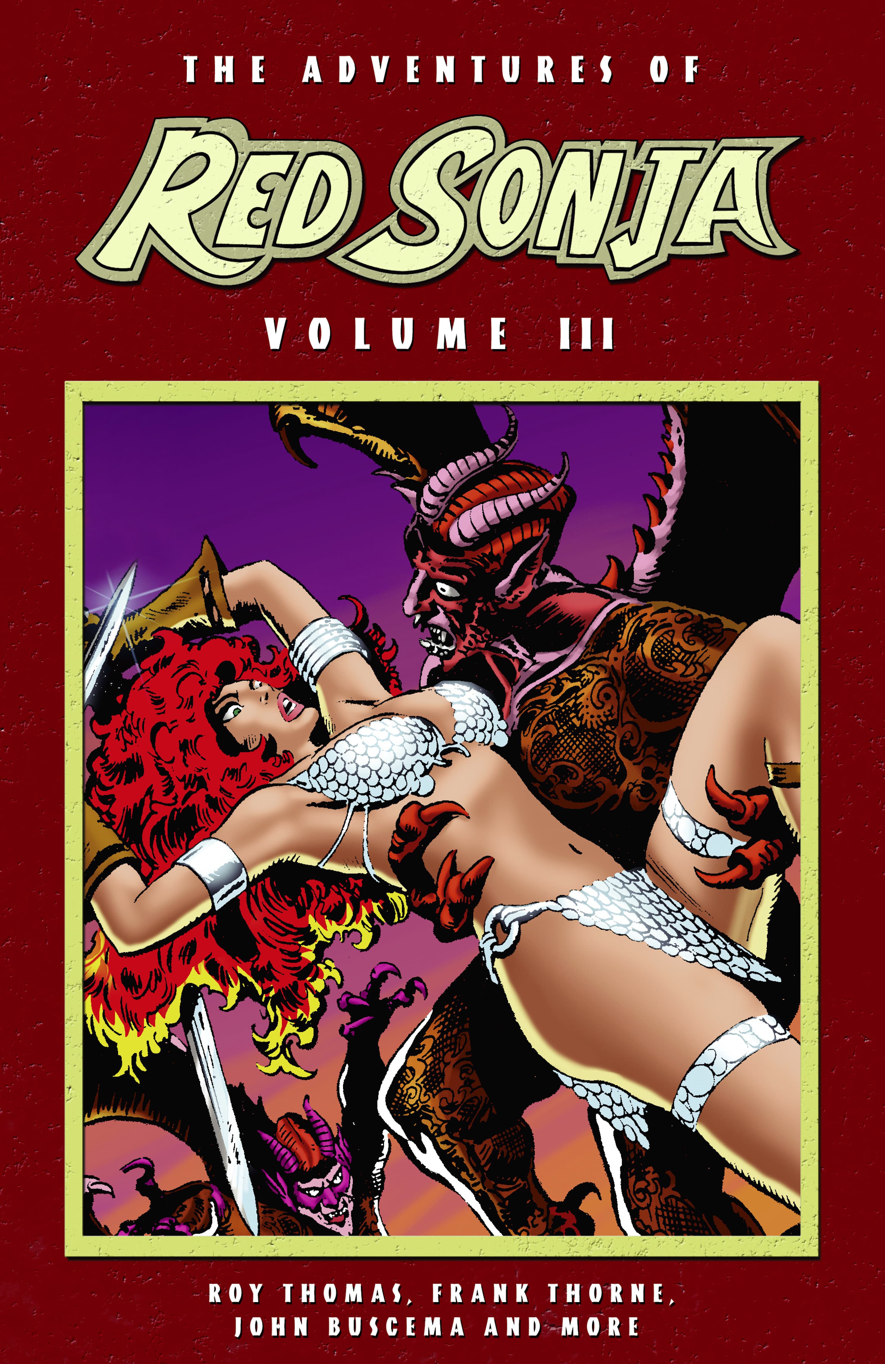 The Adventures of Red Sonja Trade Paperback #3 cover