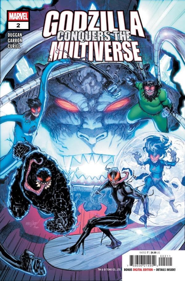 Godzilla Conquers the Multiverse #2 cover