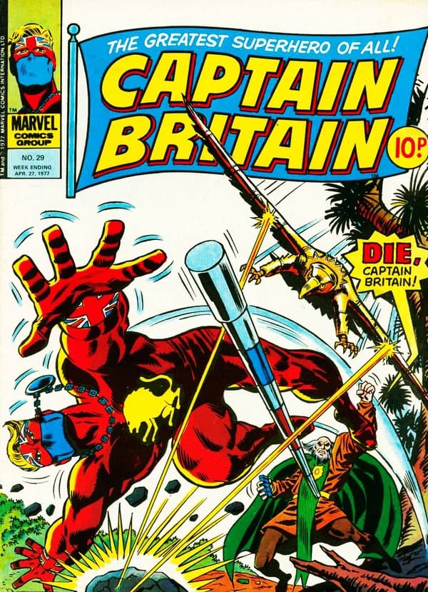 Captain Britain #29 cover