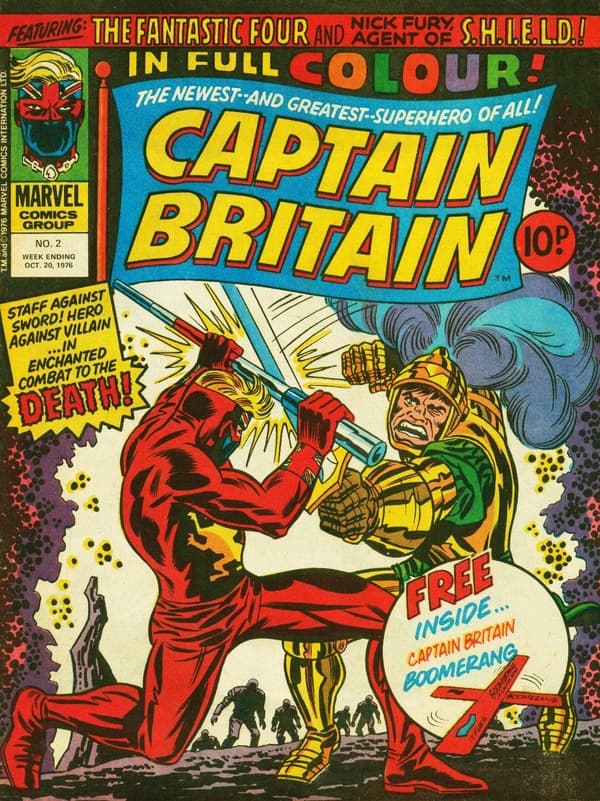 Captain Britain #2 cover