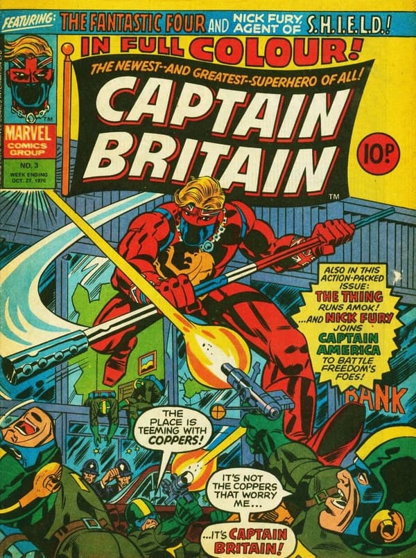 Captain Britain #3 cover