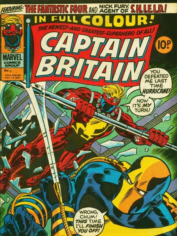 Captain Britain #5 cover
