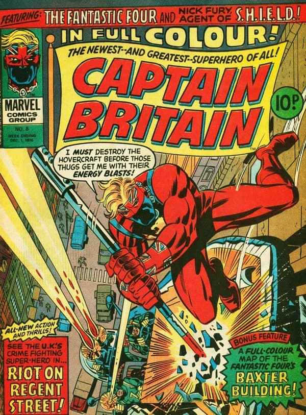 Captain Britain #8 cover
