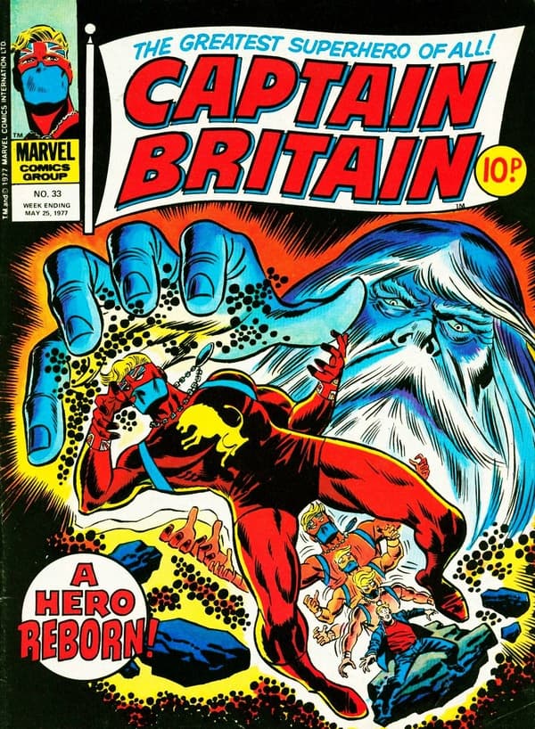 Captain Britain #33 cover