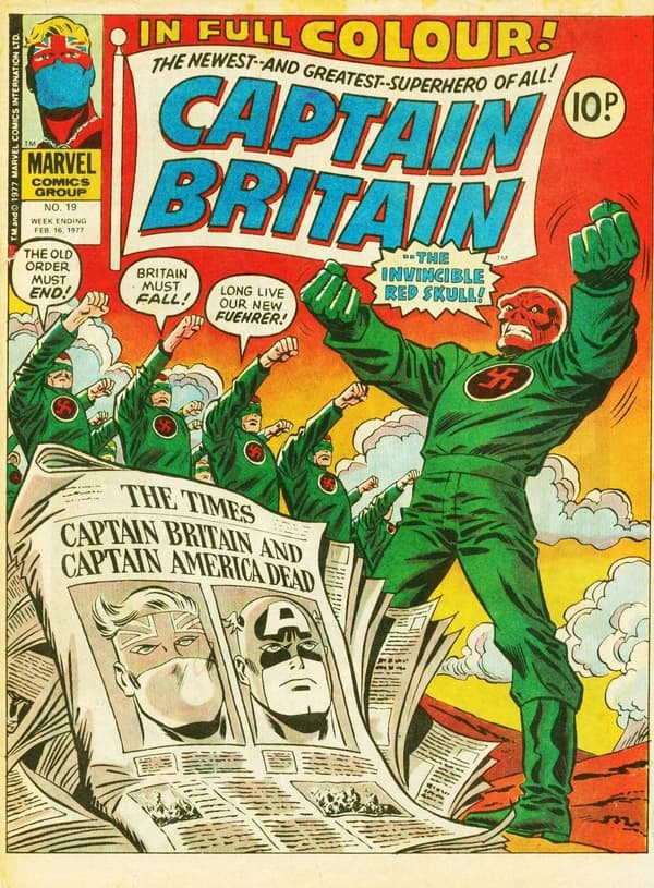 Captain Britain #19 cover