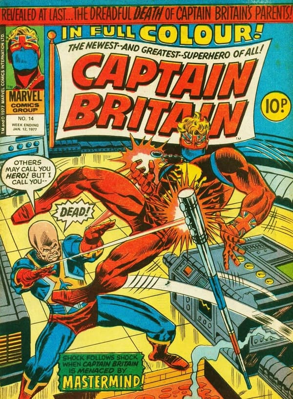 Captain Britain #14 cover