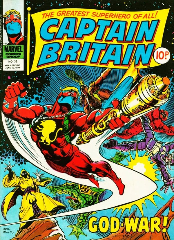 Captain Britain #36 cover