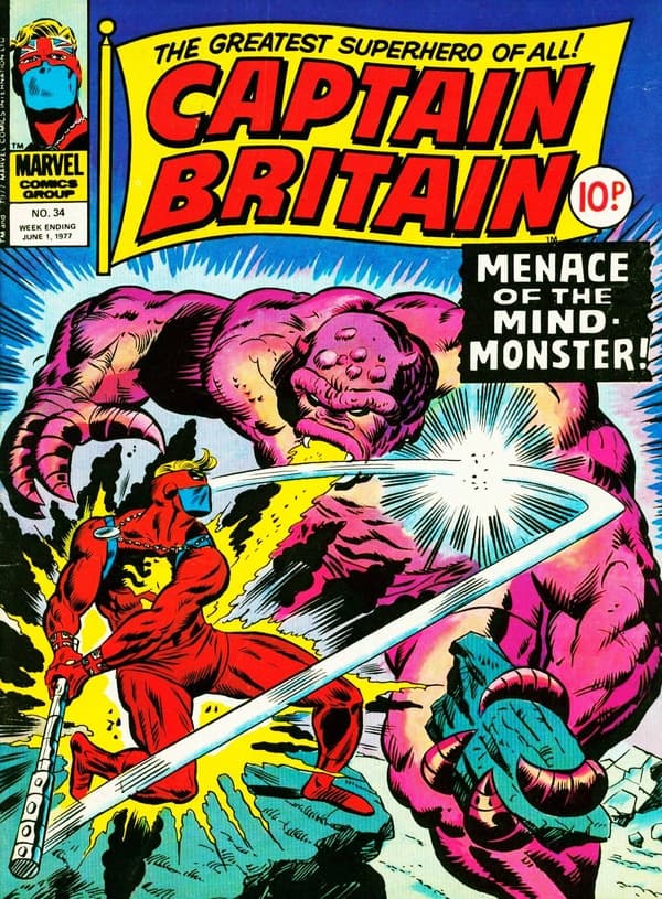 Captain Britain #34 cover