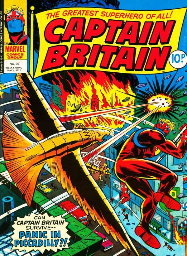 Captain Britain #30 cover