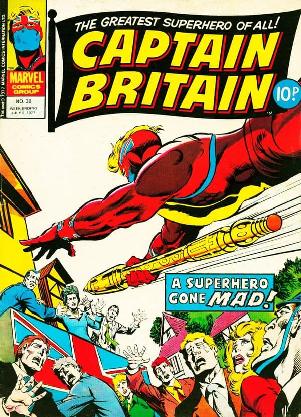 Captain Britain #39 cover