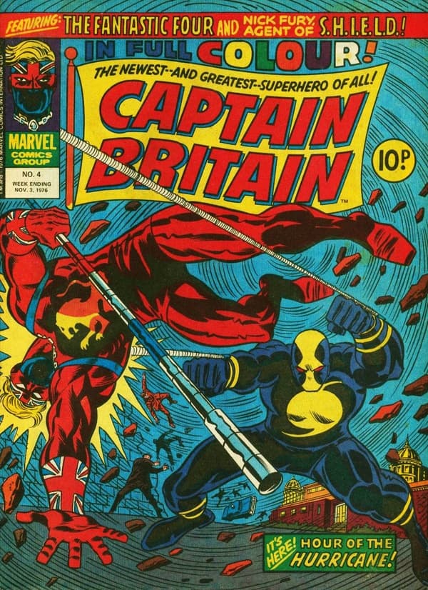 Captain Britain #4 cover
