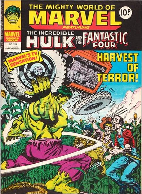 The Mighty World of Marvel #328 cover