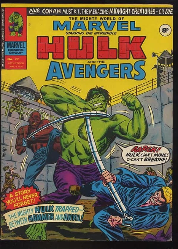 The Mighty World of Marvel #201 cover