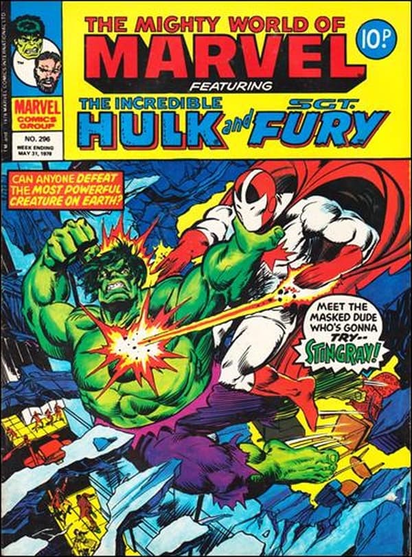 The Mighty World of Marvel #296 cover