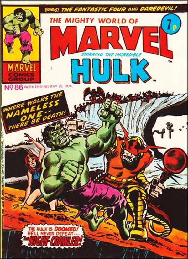 The Mighty World of Marvel #86 cover
