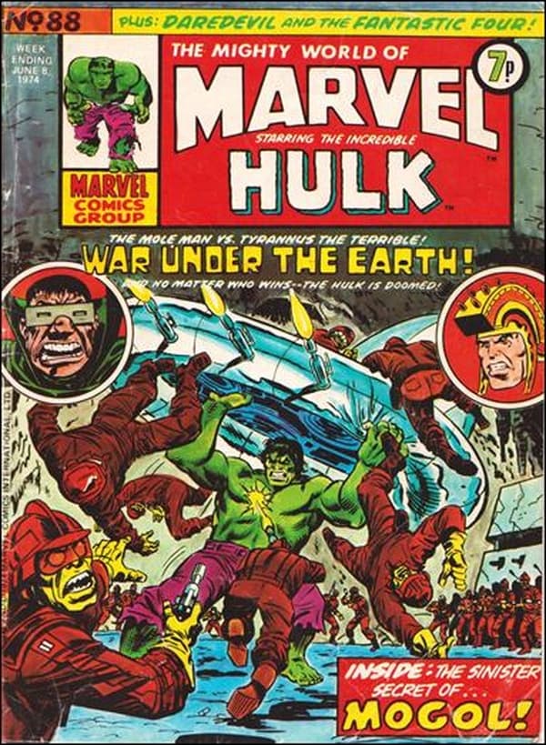 The Mighty World of Marvel #88 cover