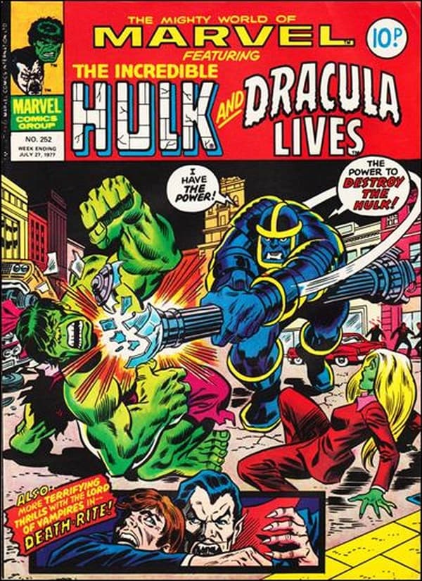 The Mighty World of Marvel #252 cover