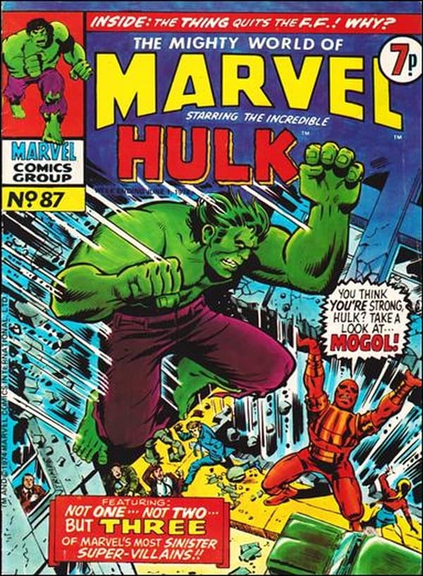 The Mighty World of Marvel #87 cover