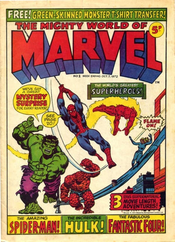 The Mighty World of Marvel #1 cover