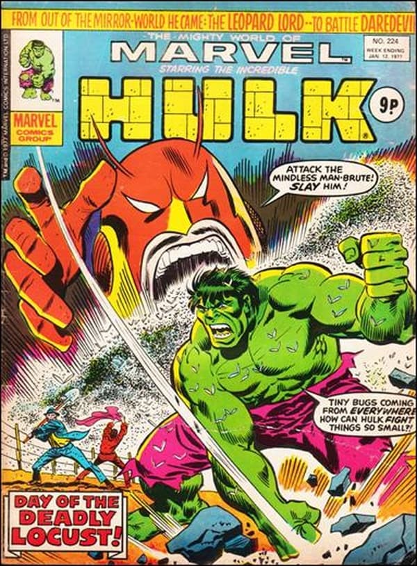The Mighty World of Marvel #224 cover