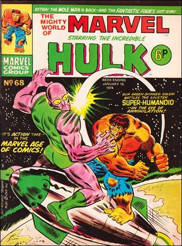 The Mighty World of Marvel #68 cover