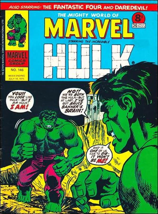 The Mighty World of Marvel #146 cover