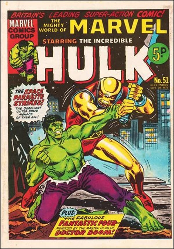 The Mighty World of Marvel #51 cover