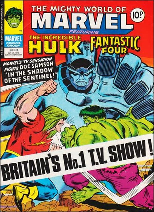 The Mighty World of Marvel #317 cover