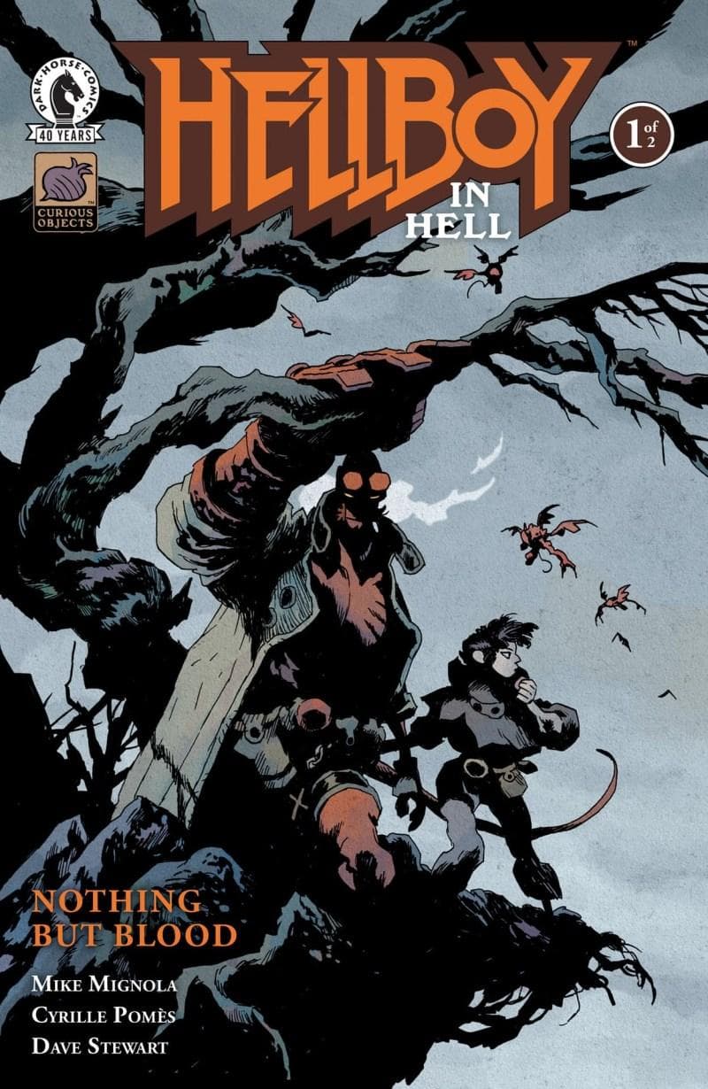 Hellboy in Hell: Nothing But Blood cover — © Dark Horse Comics
