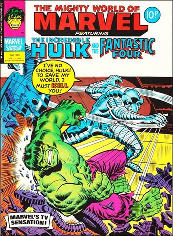 The Mighty World of Marvel #329 cover