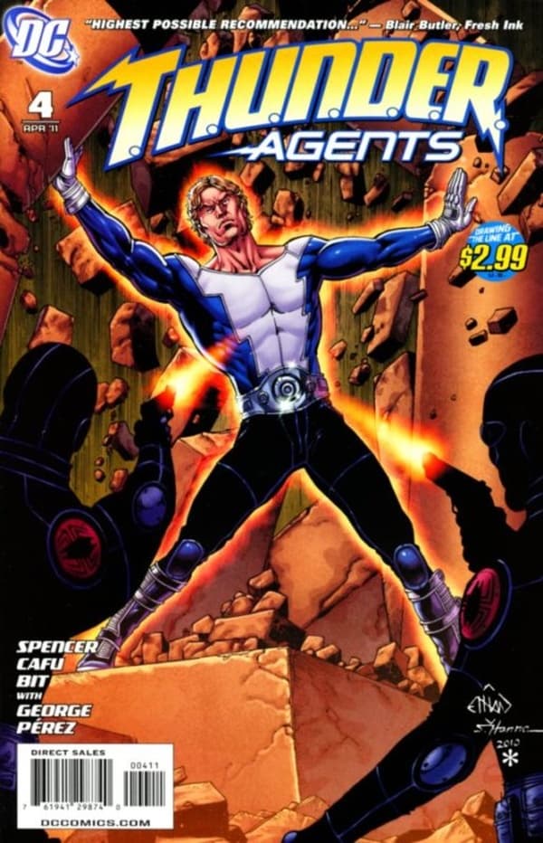 T.H.U.N.D.E.R. Agents #4 cover