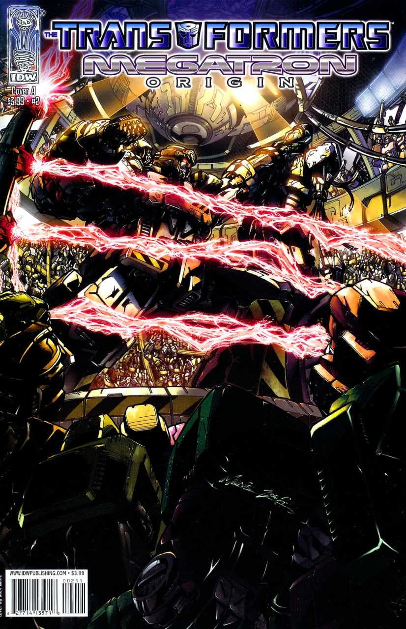 The Transformers: Megatron Origin #2 cover