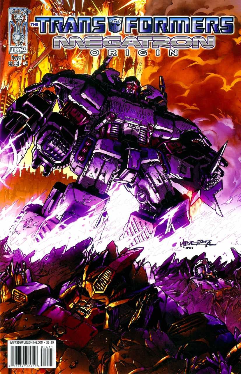 The Transformers: Megatron Origin #4 cover