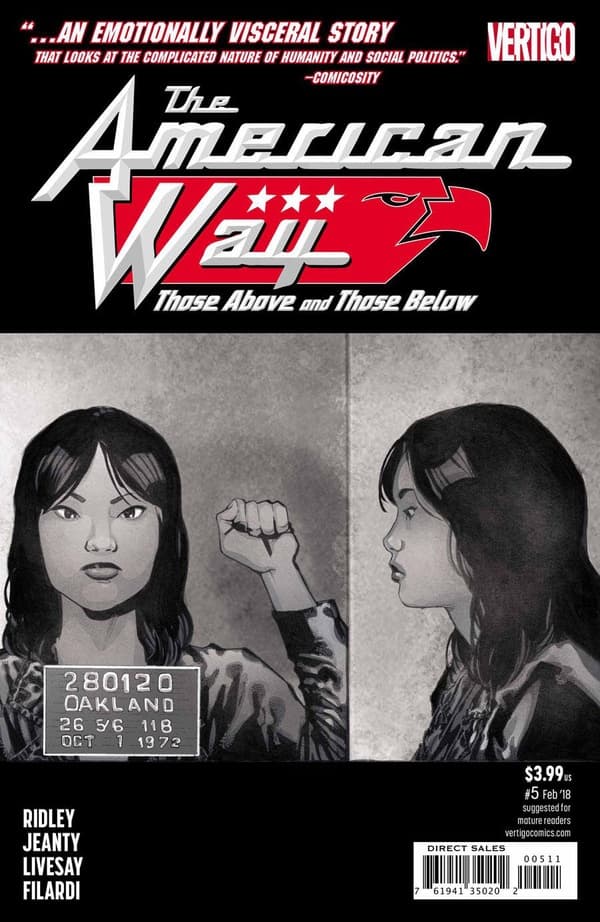 The American Way: Those Above and Those Below #5 cover