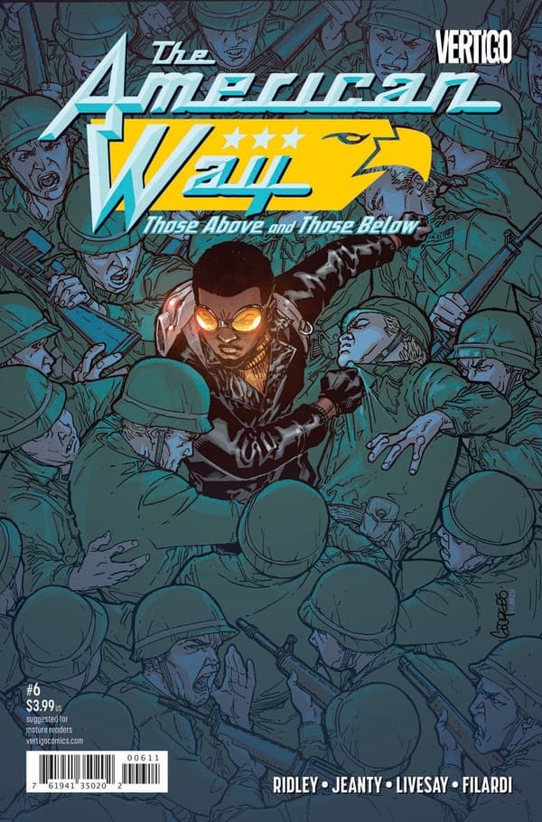 The American Way: Those Above and Those Below #6 cover