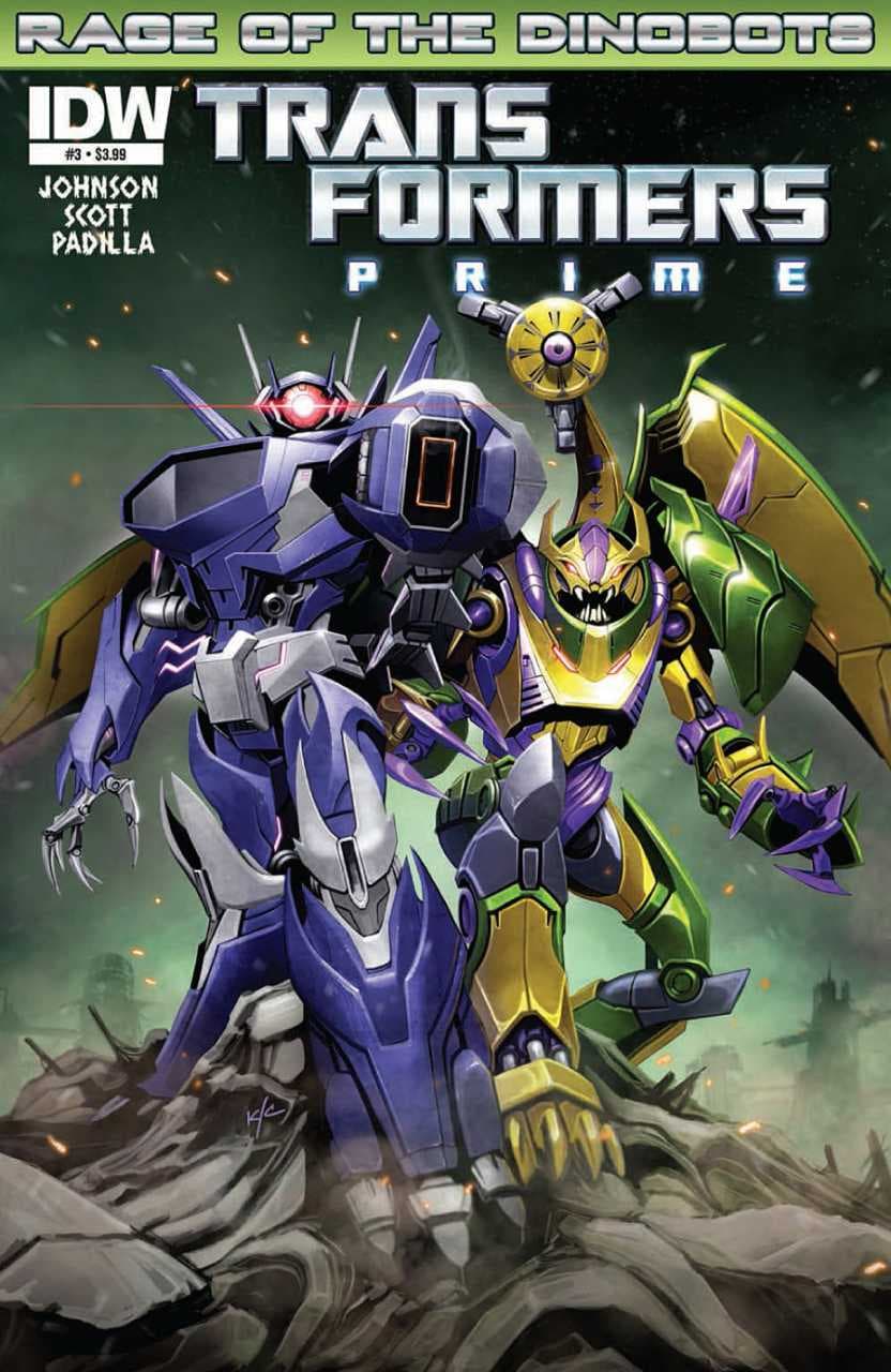 The Transformers Prime: Rage of the Dinobots #3