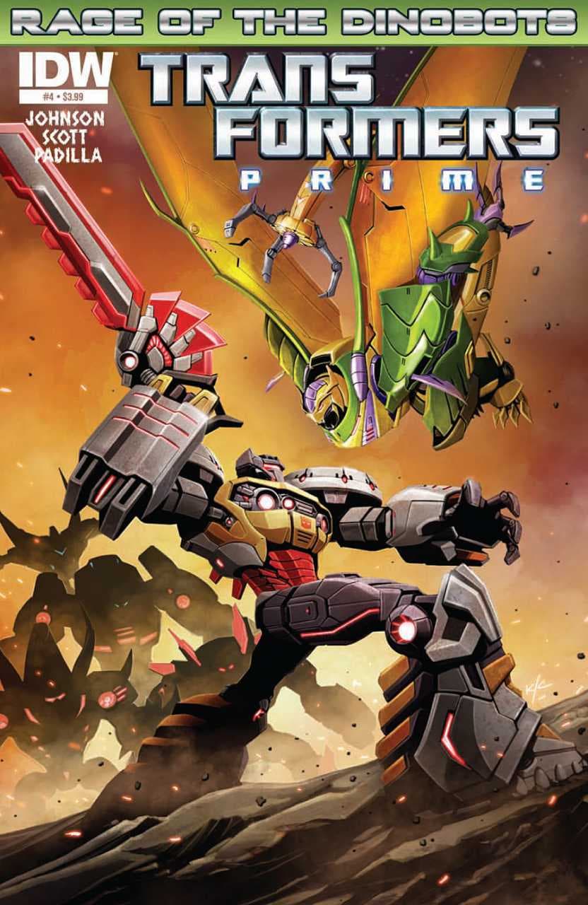 The Transformers Prime: Rage of the Dinobots #4