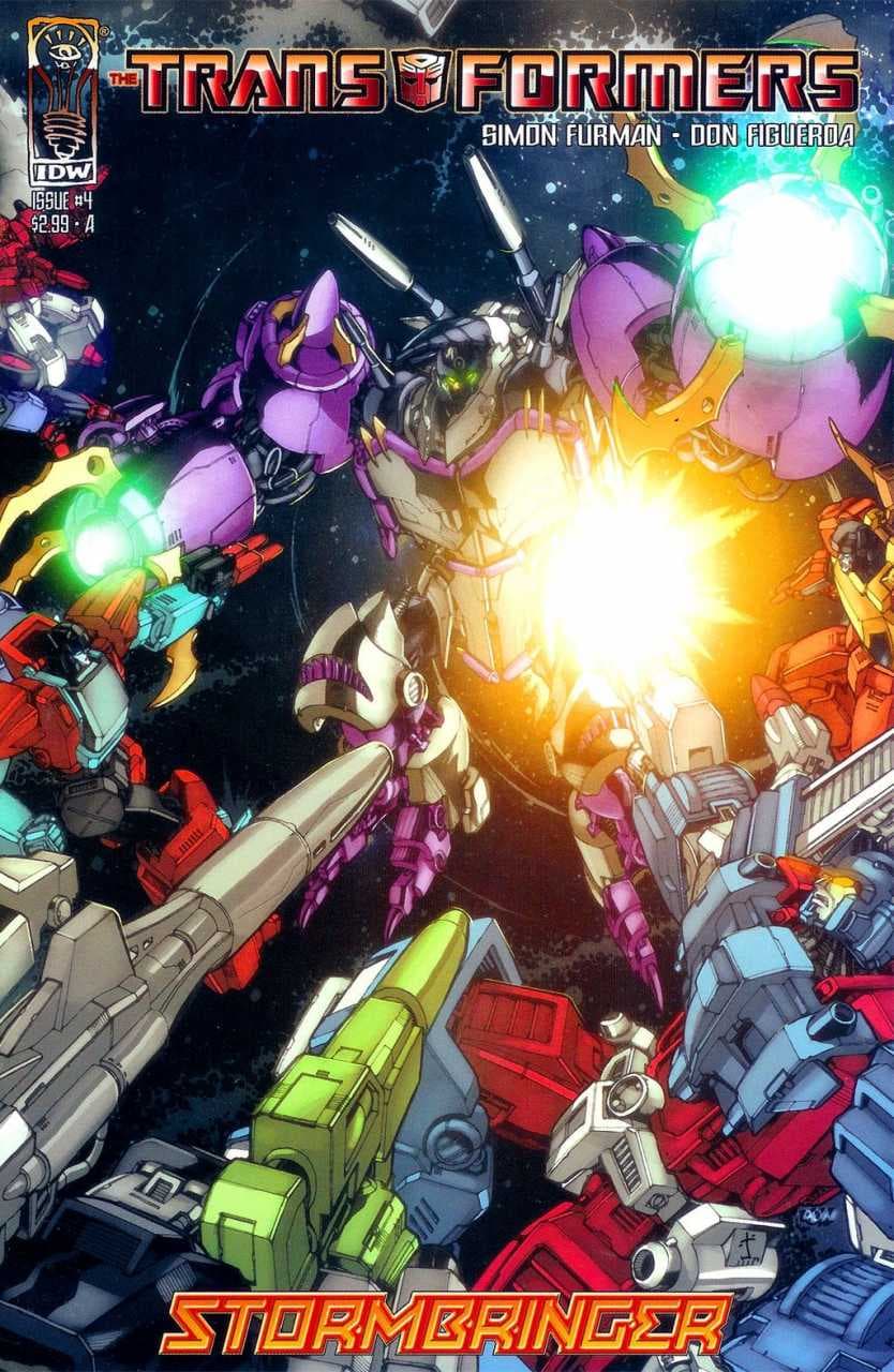 The Transformers: Stormbringer #4 cover