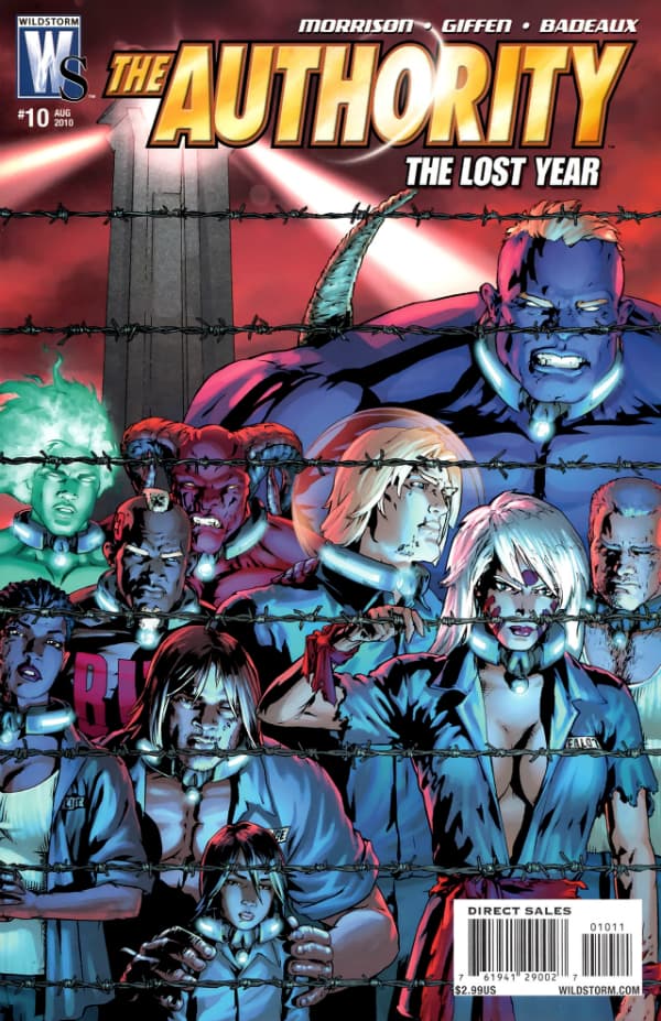 The Authority: The Lost Year #10 cover