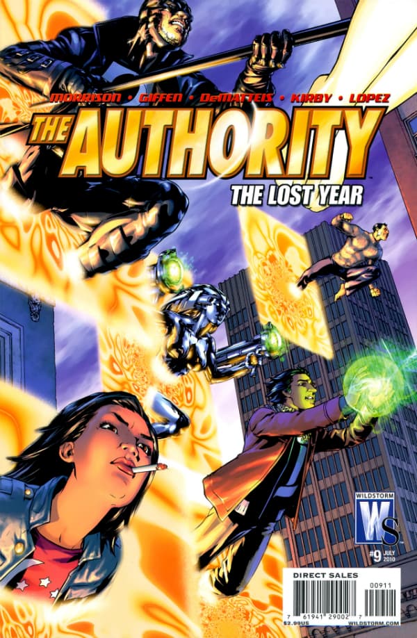 The Authority: The Lost Year #9 cover