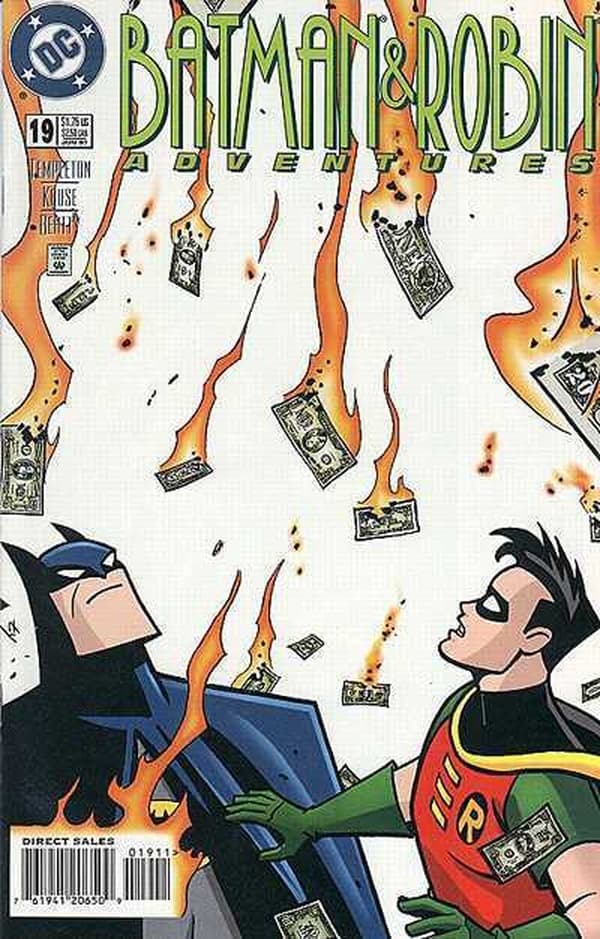 The Batman and Robin Adventures #19 cover